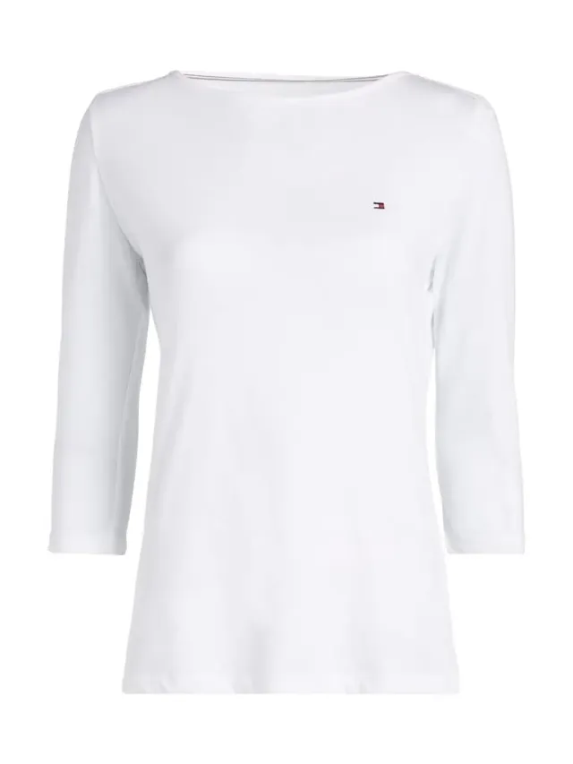 Tommy Hilfiger Heritage t-shirt donna bianco optic white