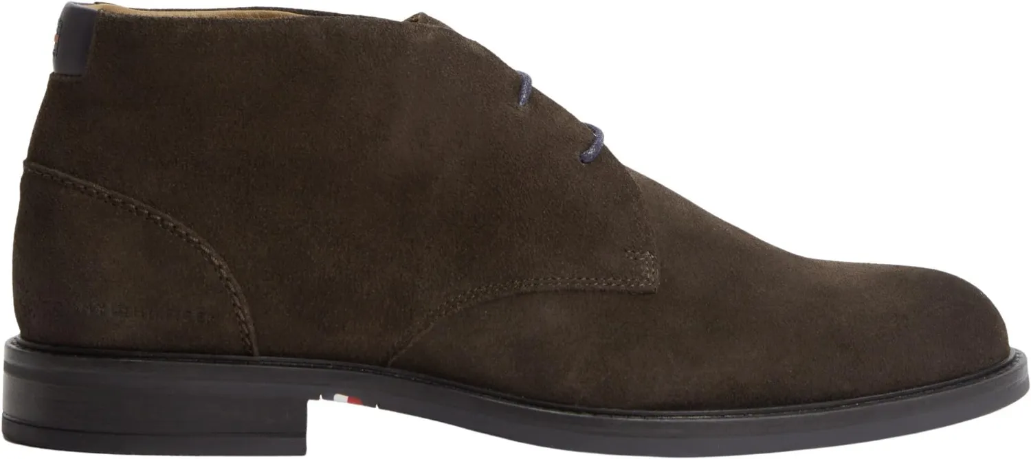 Tommy Hilfiger Dressy Suede Lace Boot FM0FM05951 stivali cocoa