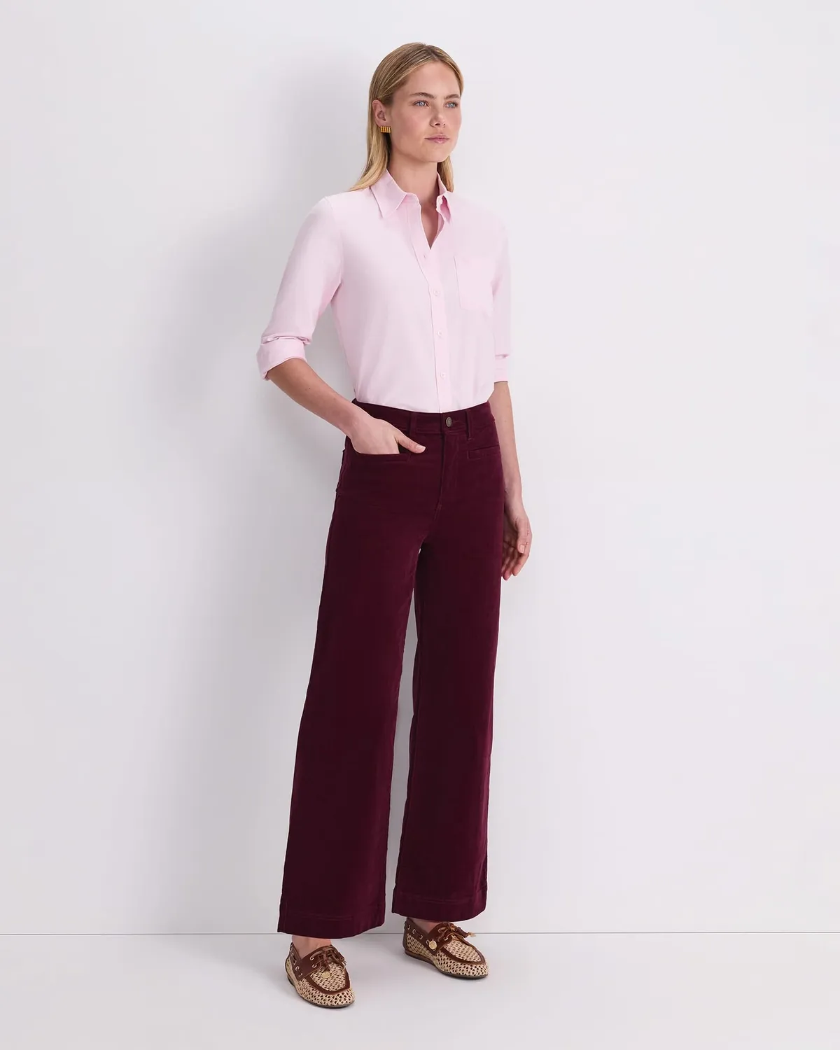Sportscraft Cleo Cord Wide Leg 121410 jeans donna velluto