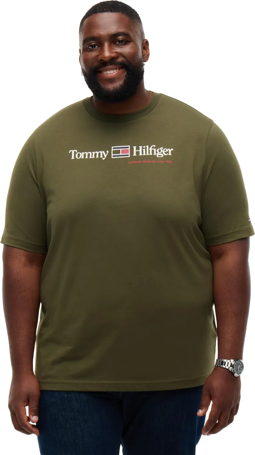 Tommy Hilfiger Brand Love t-shirt uomo nera XXL grafica RWB