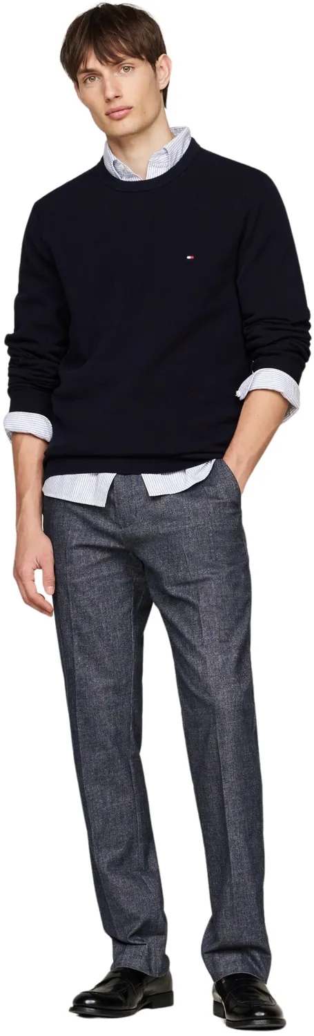 Tommy Hilfiger pantaloni uomo 34W 32L cotone twill