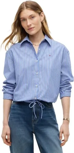 Tommy Hilfiger WW0WW52236 camicia donna XL poplin