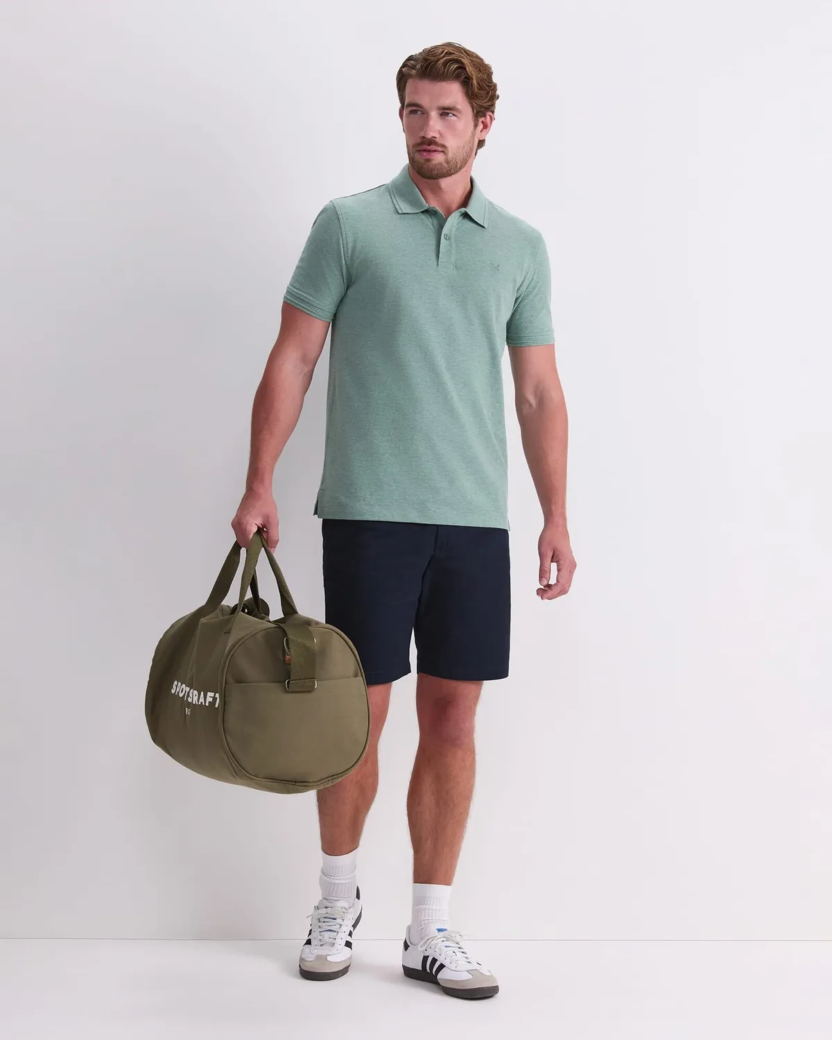 Sportscraft SC Melange polo cotone uomo taschino