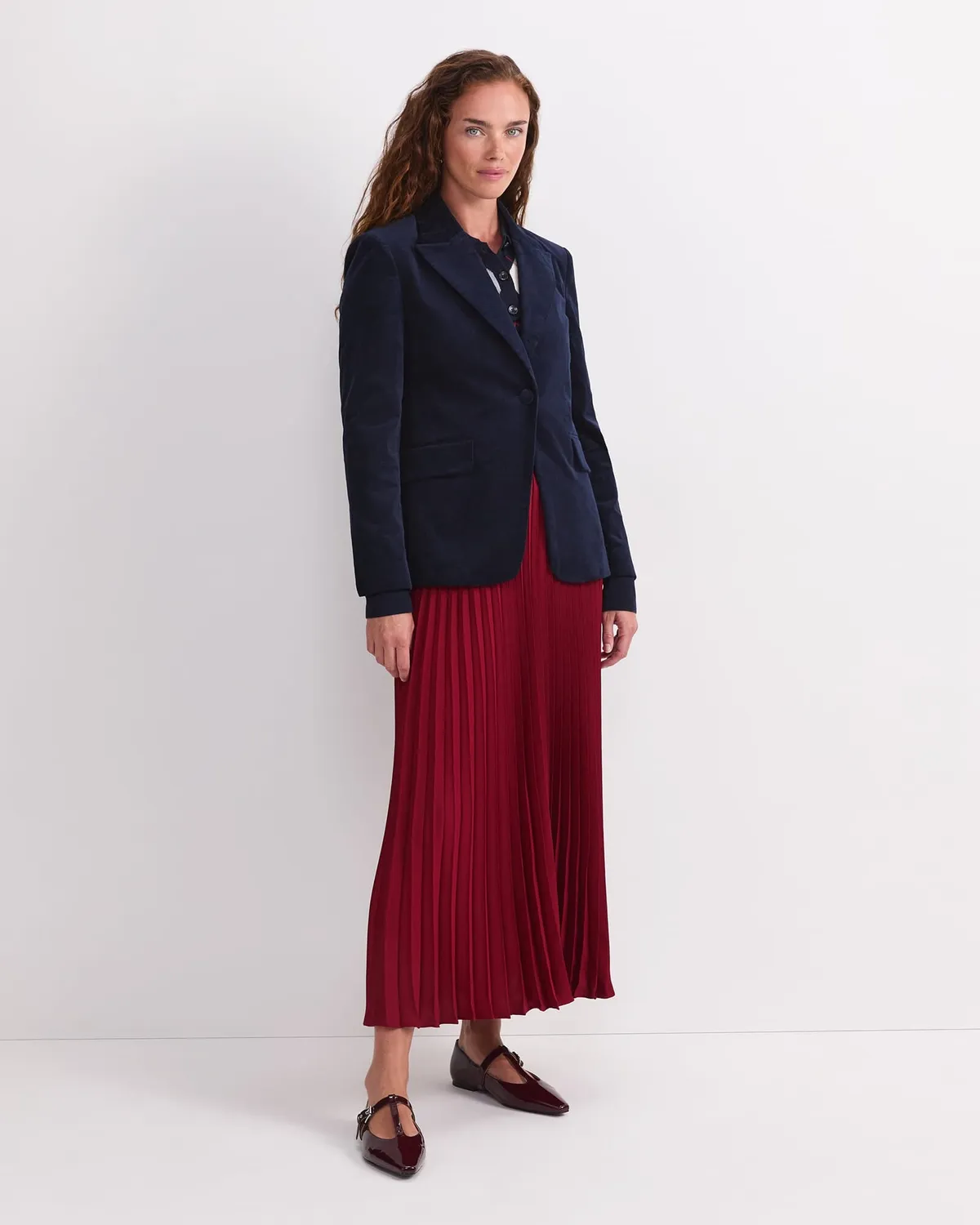 Sportscraft Thea blazer velluto cotone elasticizzato
