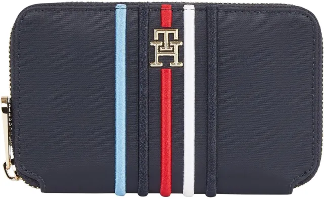Tommy Hilfiger Portafoglio Donna Blu Space Blue con cerniera