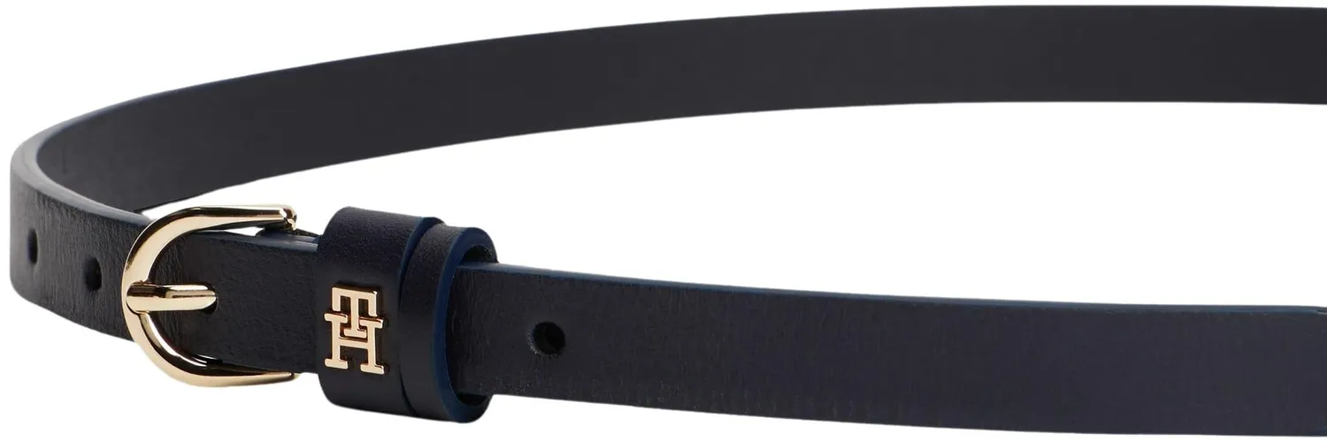 Tommy Hilfiger Essential cintura donna pelle blu 1,5 cm