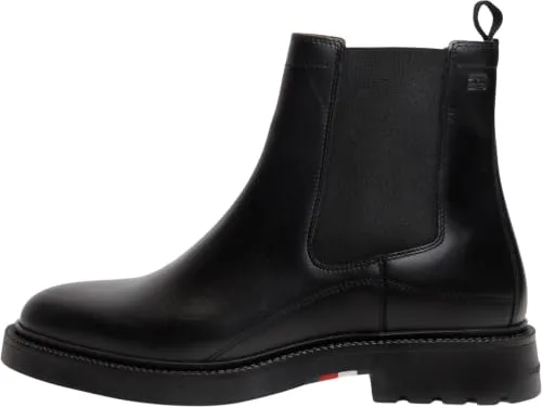 Tommy Hilfiger Corporate Casual Lth Chelsea FM0FM05966 stivaletti pelle