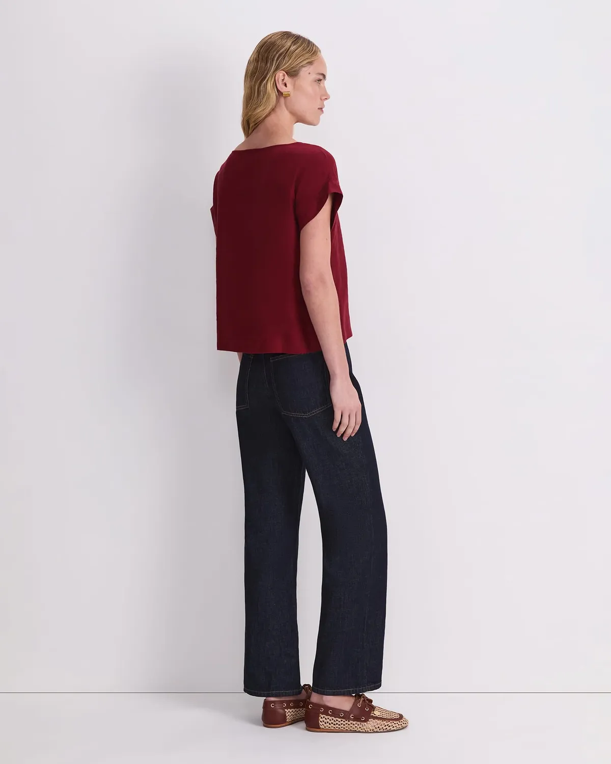 Sportscraft Dahlia Shell Top lino donna