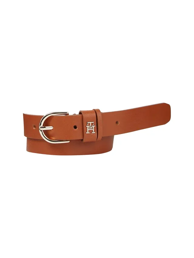Tommy Hilfiger TH Timeless 2.5 cintura donna 75 nera fibbia TH