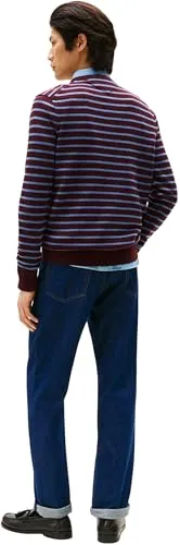 Tommy Hilfiger Essential Cotton pullover uomo bordeaux XXL