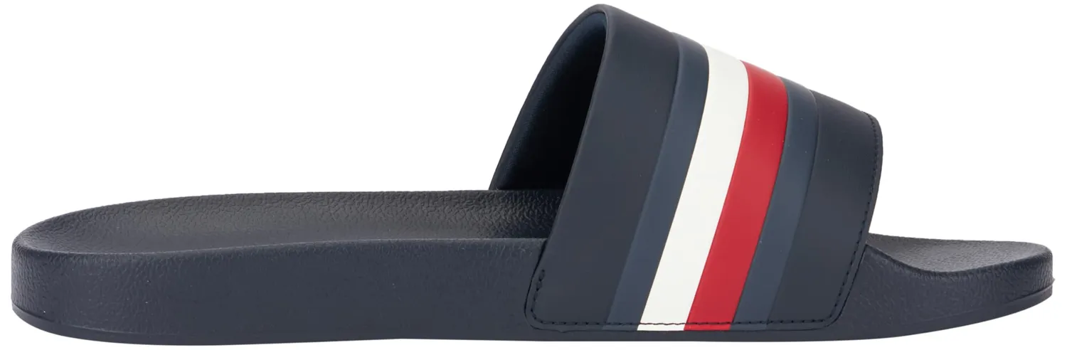 Tommy Hilfiger Pool Slide ciabatte uomo 40 nero branding