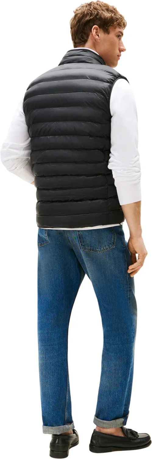 Tommy Hilfiger Packable Gilet Uomo Nero Black Riciclato
