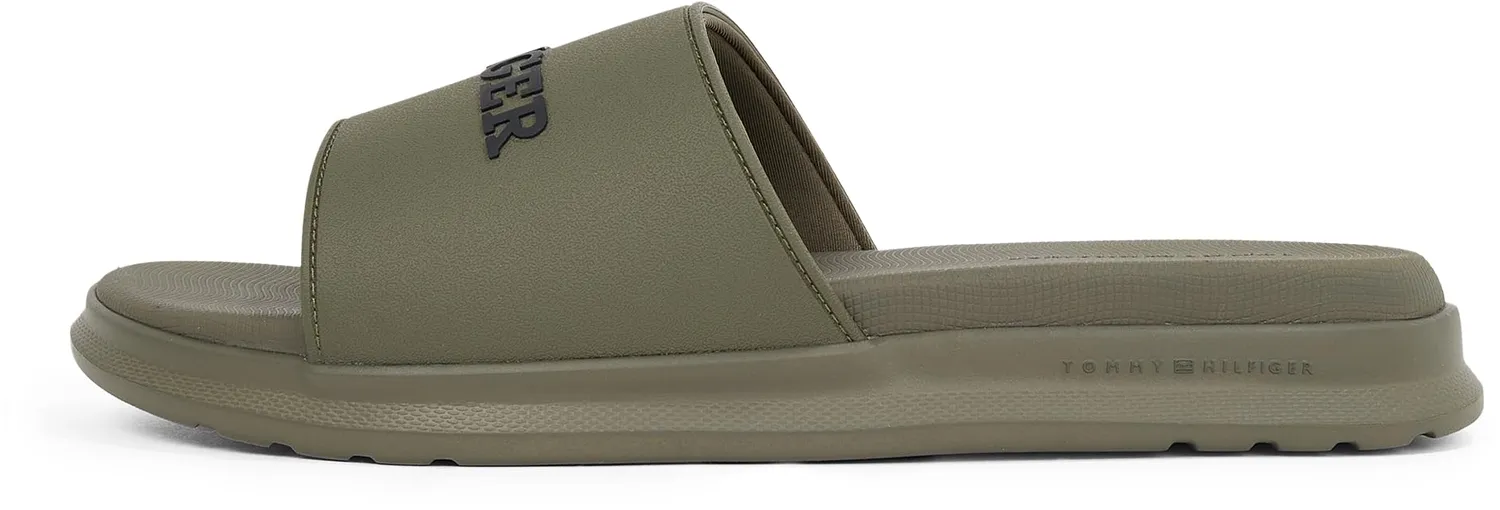 Tommy Hilfiger Dual Density Pool Slide ciabatte uomo 46 nere logo