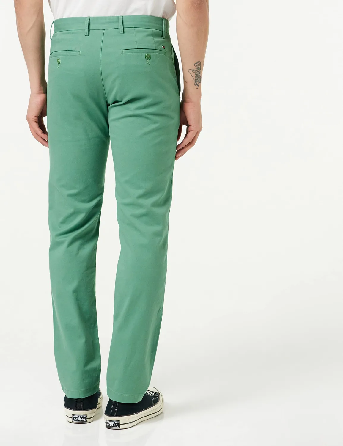 Tommy Hilfiger Denton Chino Straight 32W/32L verde uomo