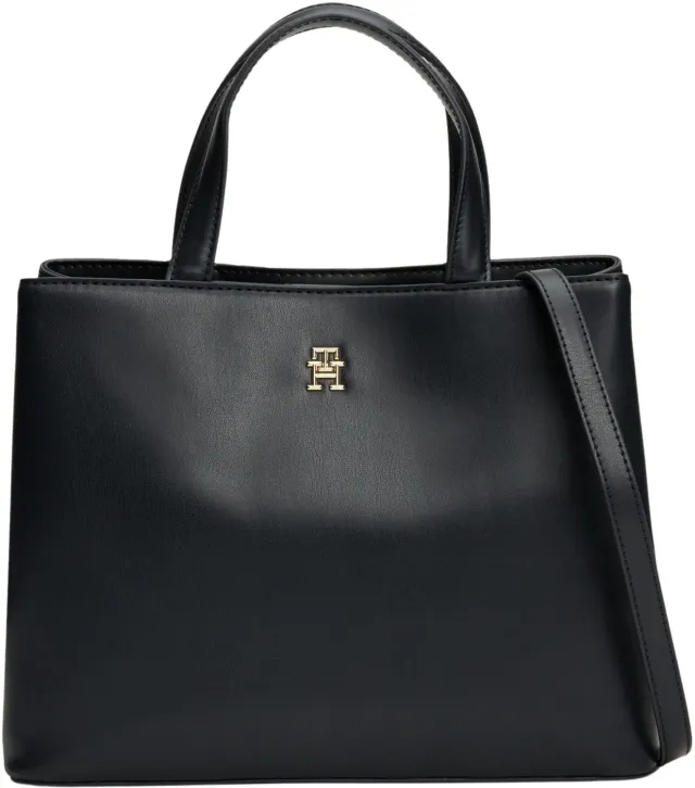 Tommy Hilfiger Spring Chic Satchel borsa secchiello blu