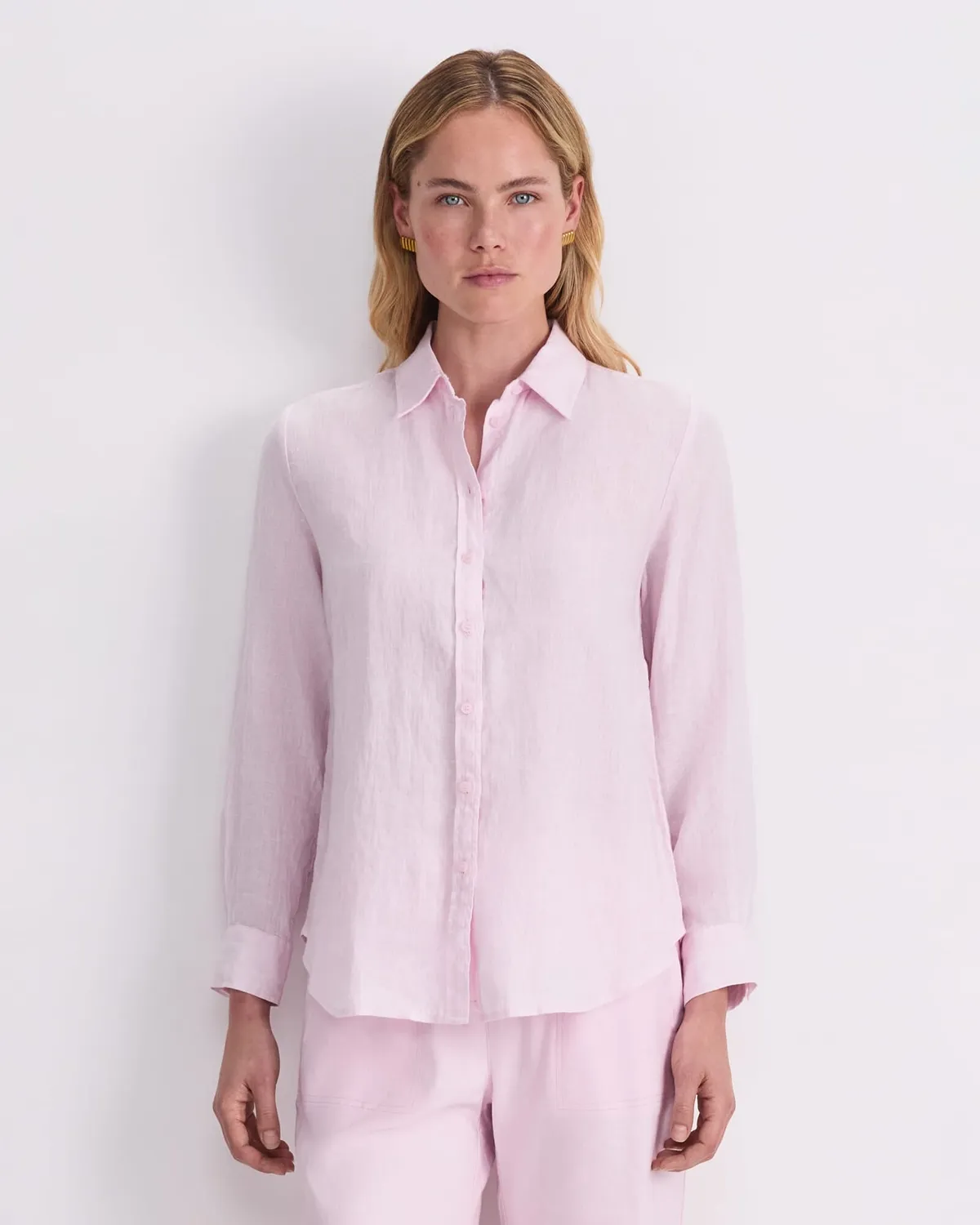 Sportscraft Dahlia camicia lino donna manica lunga