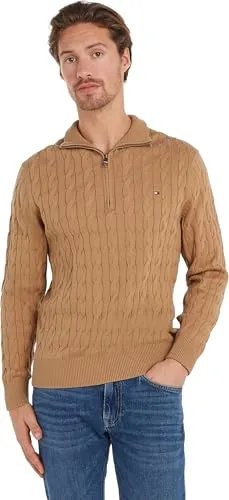 Tommy Hilfiger MW0MW36532 maglione mezza zip M cotone