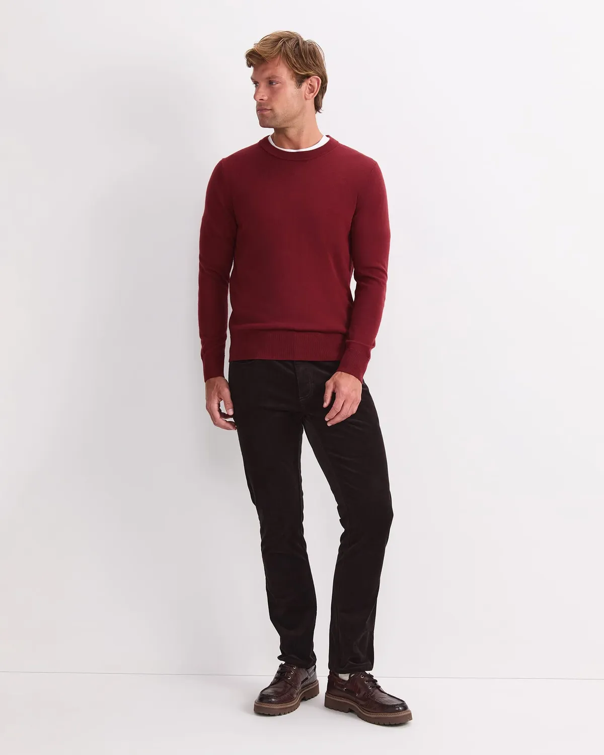 Sportscraft Merino maglione girocollo lana
