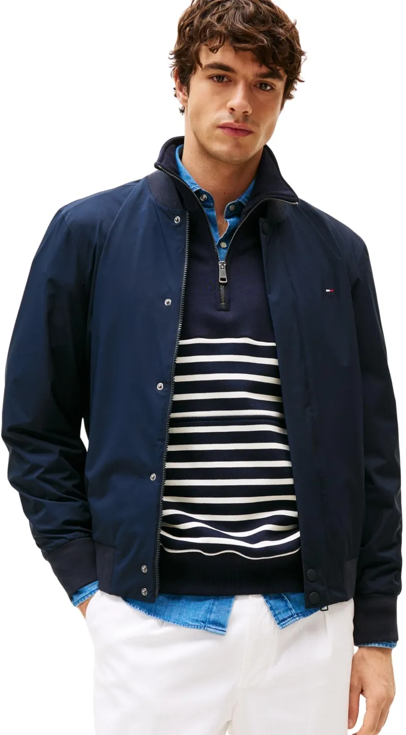 Tommy Hilfiger Tech MW0MW36665 bomber uomo blu leggero