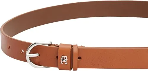 Tommy Hilfiger Essential Effortless 2,5 cm cintura donna pelle nera