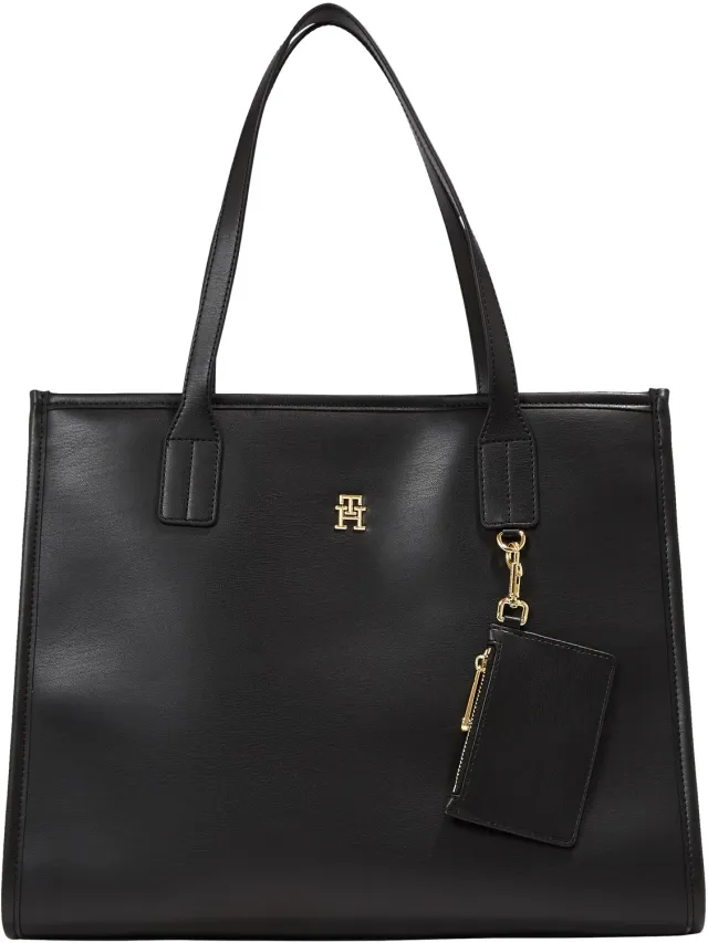 Tommy Hilfiger TH City AW0AW15690 Borsa Donna Nera