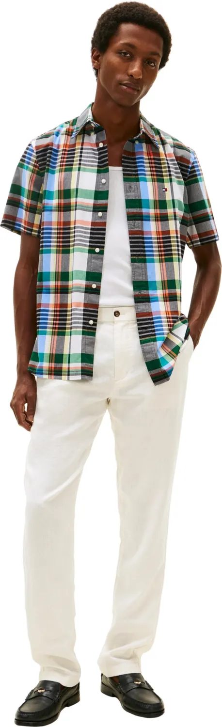 Tommy Hilfiger Flex Pop camicia manica corta L quadri