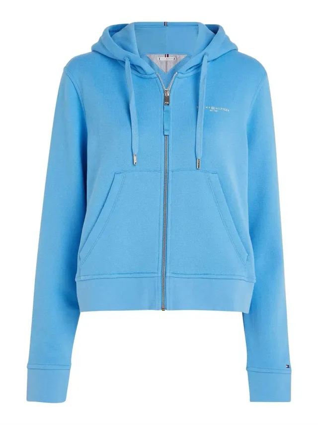 Tommy Hilfiger 1985 Zip felpa donna con cappuccio e cerniera