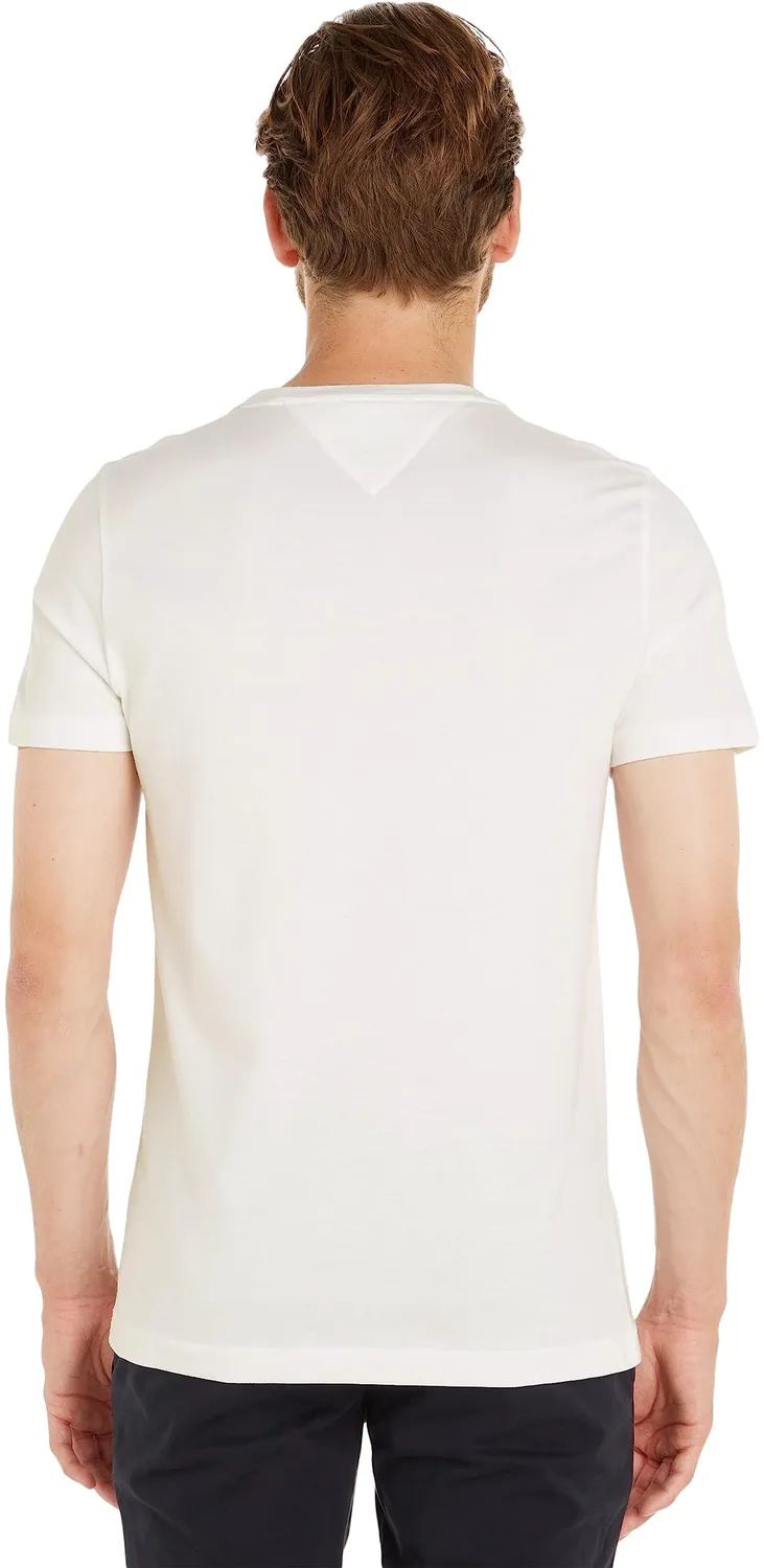 Tommy Hilfiger Core Logo t-shirt uomo nera cotone