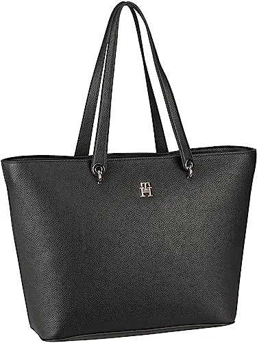 Tommy Emblem Grande tote bag donna blu Space Blue