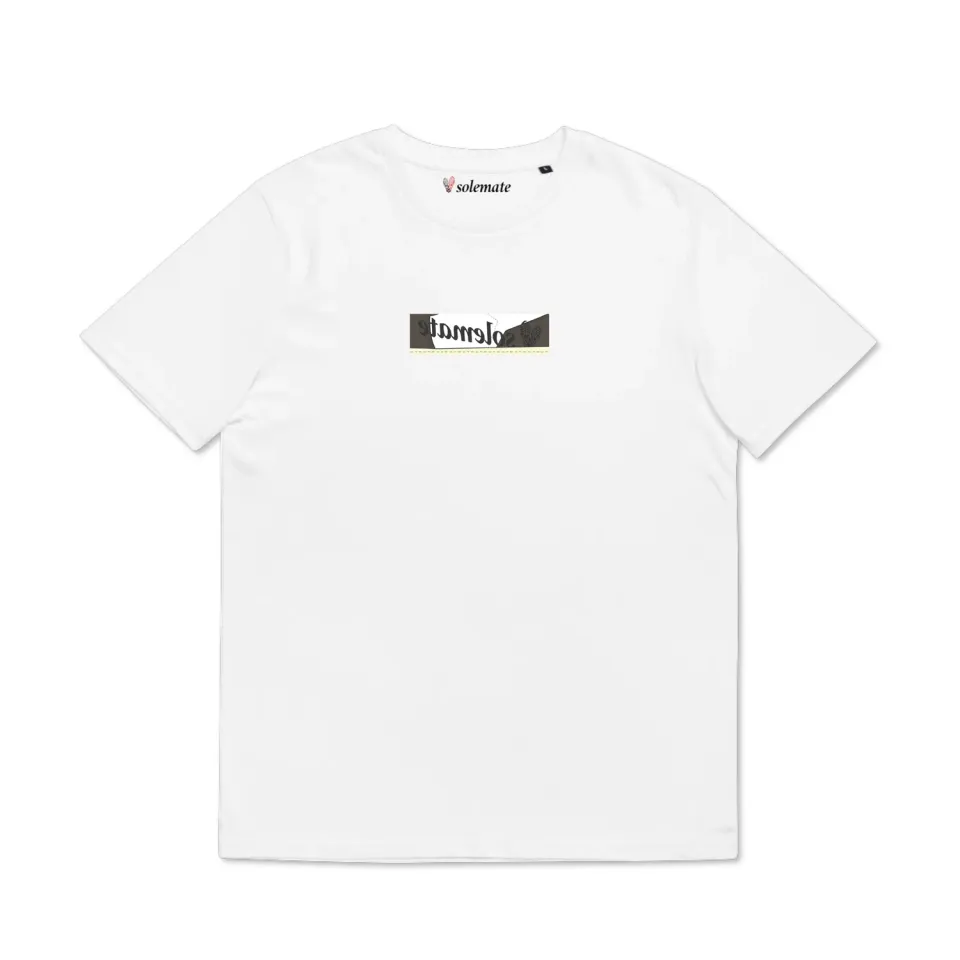Solemate Dark Mocha High Box Logo t-shirt bianca cotone