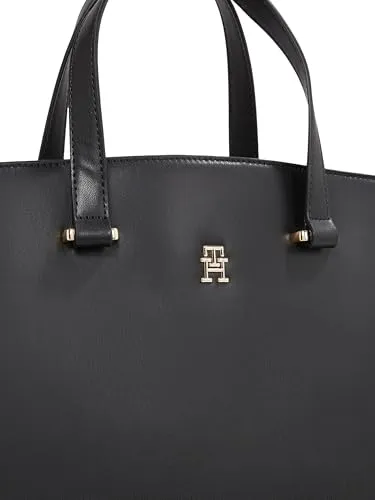 Tommy Hilfiger Modern Tote Bag Donna Nera con Scomparti