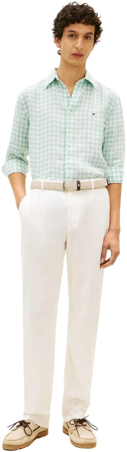 Tommy Hilfiger Linen Gingham MW0MW42401 camicia quadri