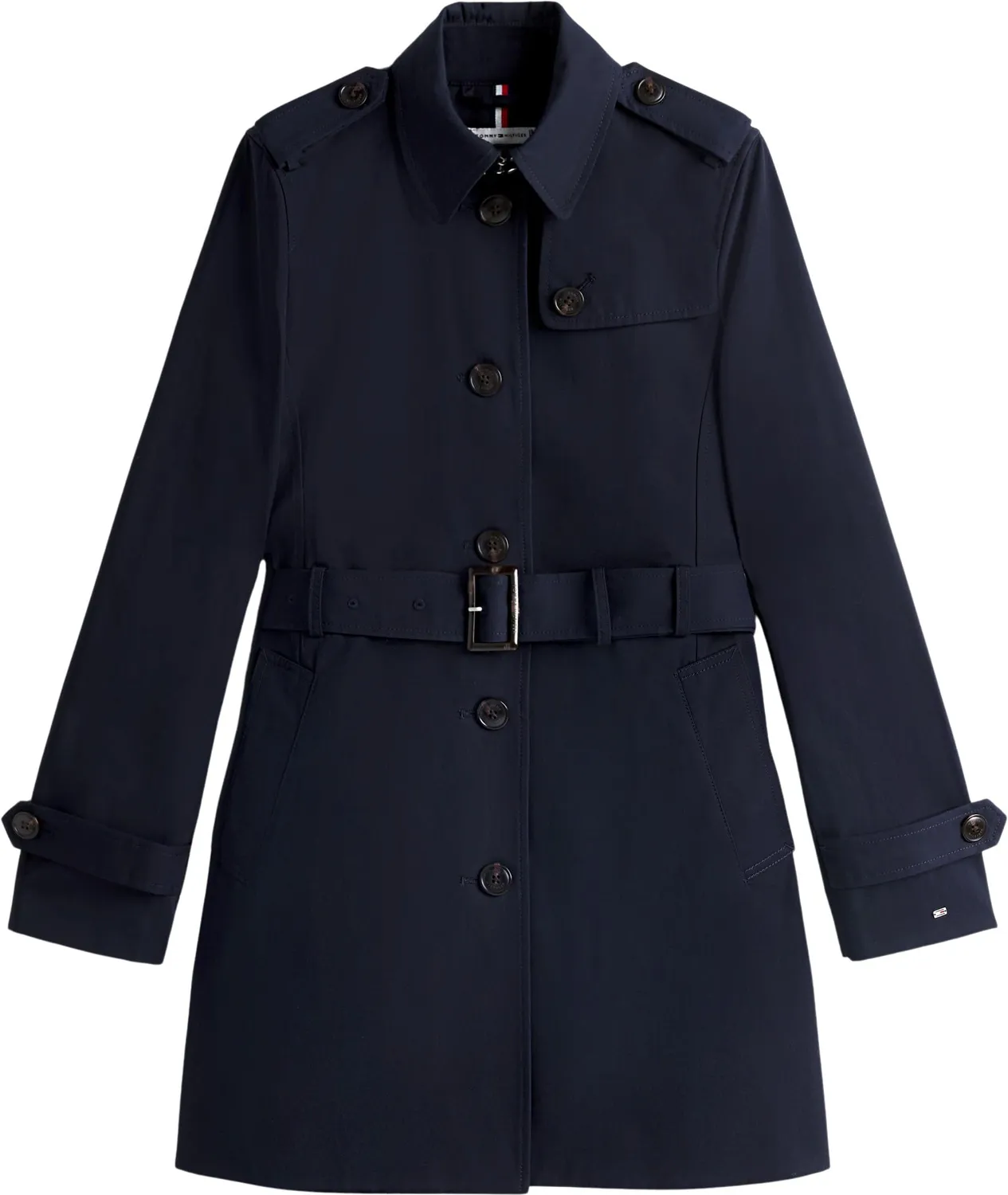 Tommy Hilfiger Heritage Trench Donna Single Breasted Beige