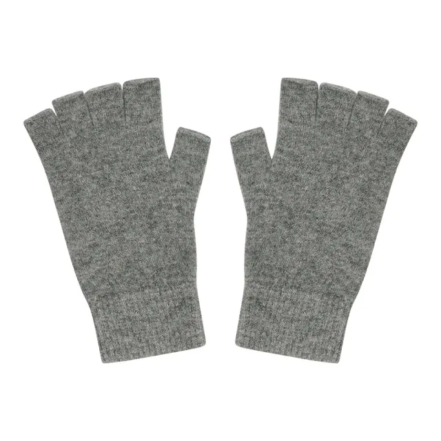 Jumper 1234 guanti cashmere grigio senza dita taglia unica