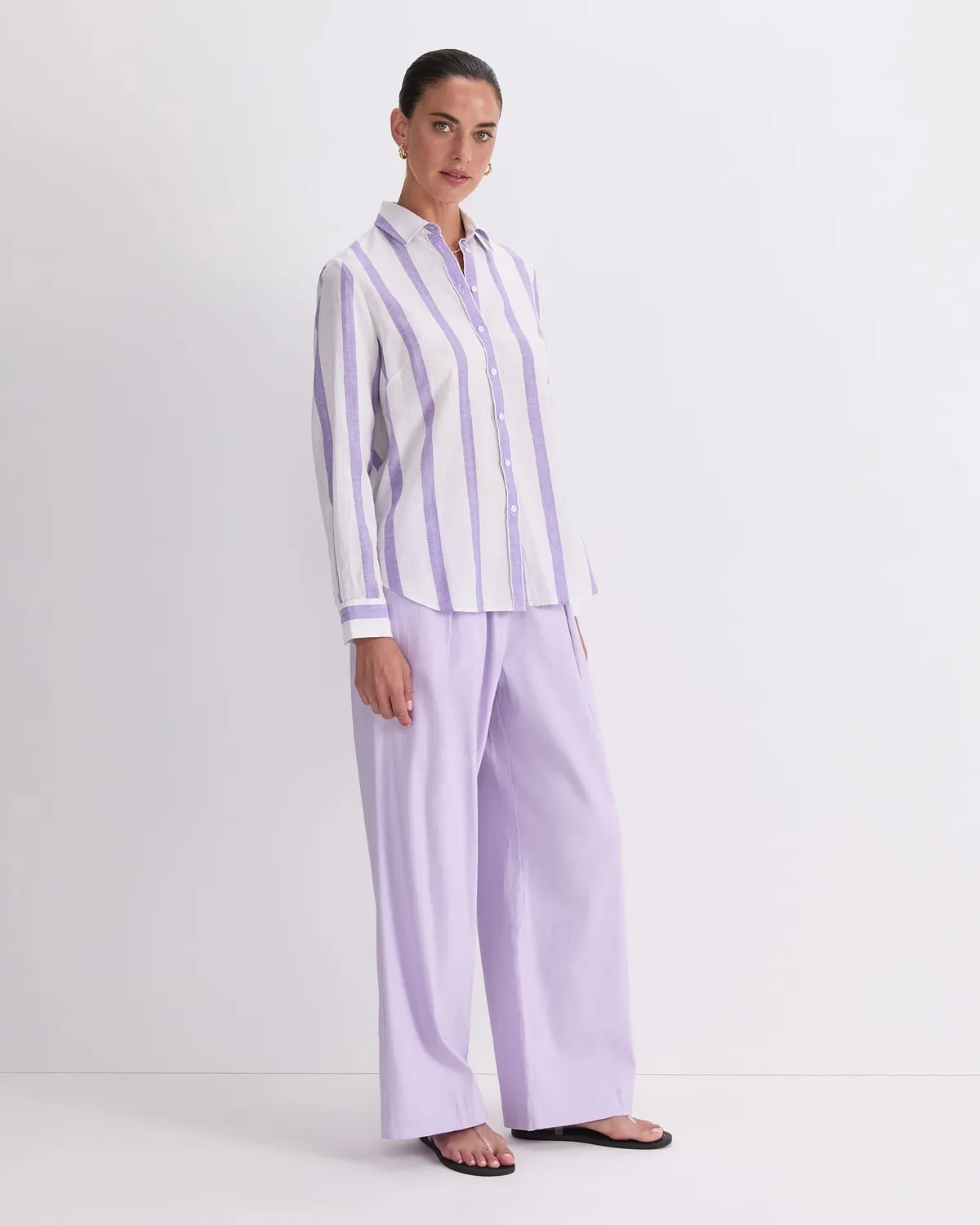 Sportscraft Dee Stripe Shirt camicia lino a righe