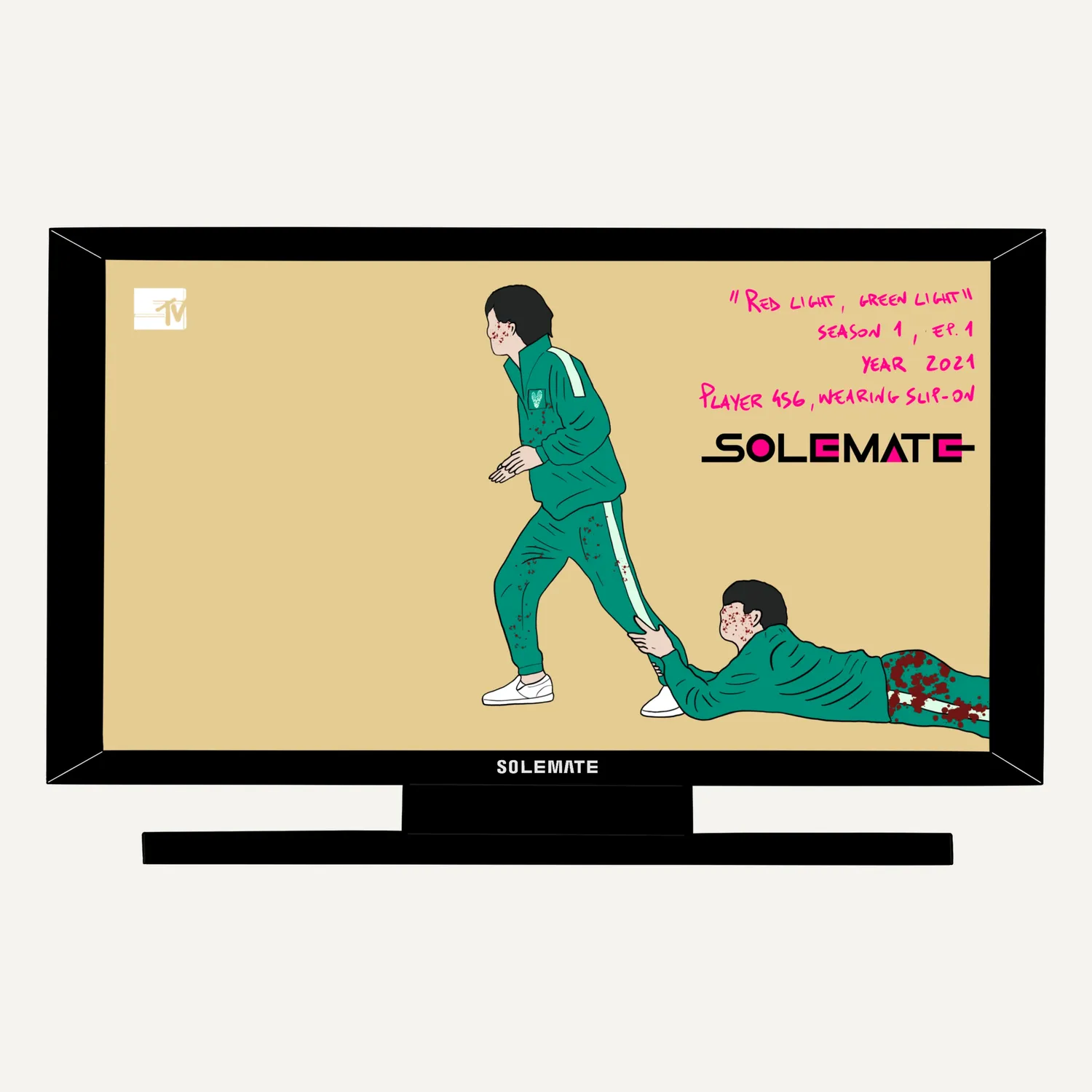 Solemate STV Player 456 t-shirt bianca cotone