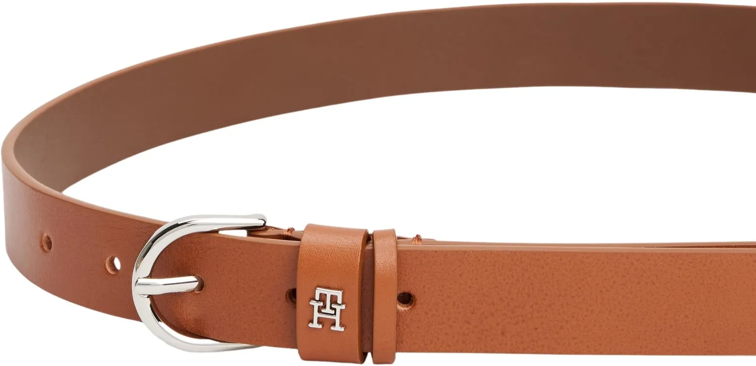 Tommy Hilfiger Essential Effortless 2,5 cm cintura donna pelle nera
