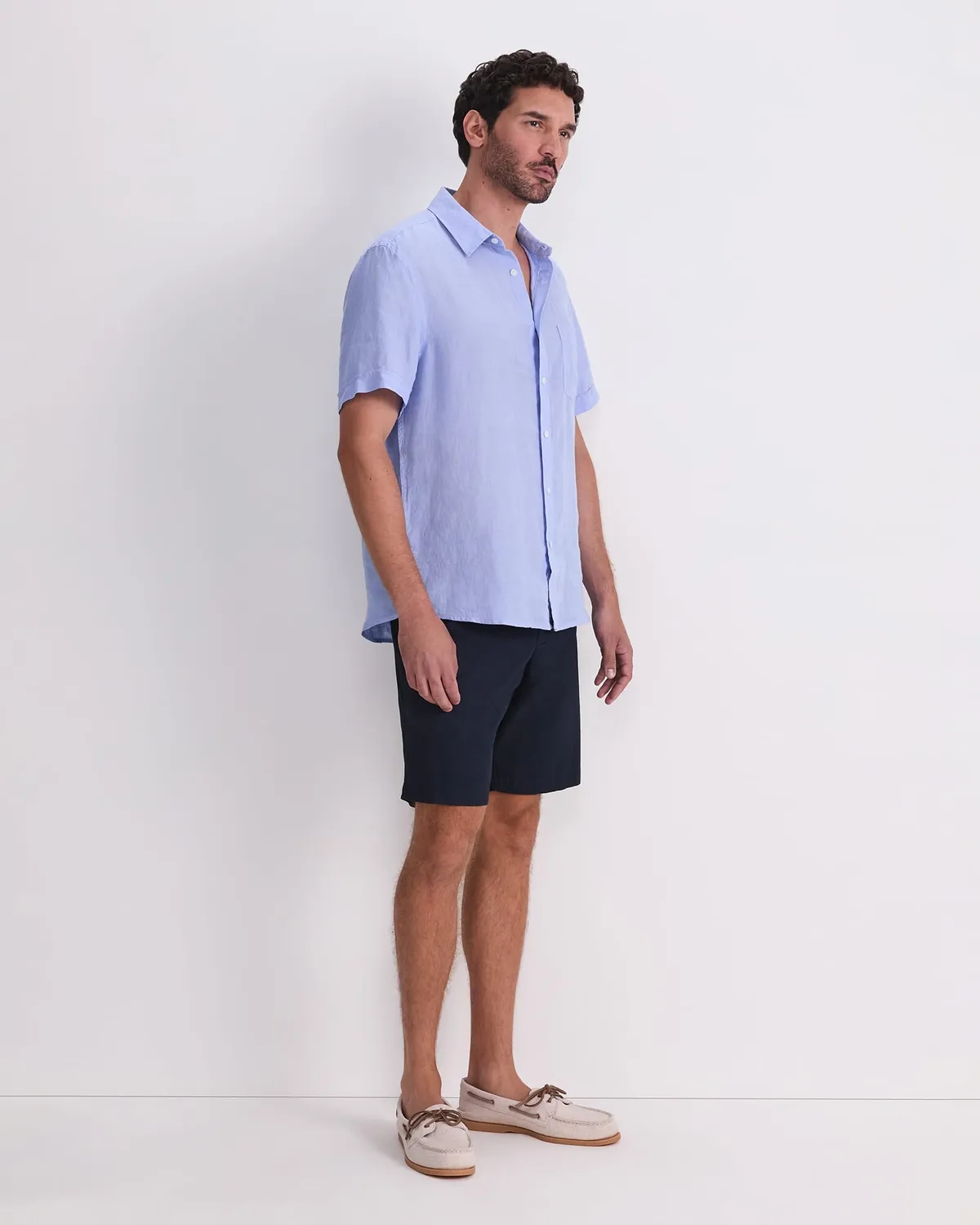 Sportscraft Delave Linen camicia lino uomo manica corta