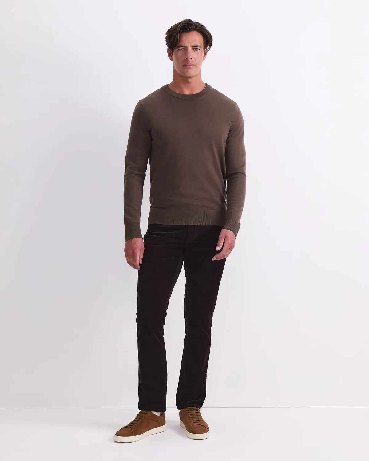 Sportscraft Merino maglione uomo girocollo lana regular