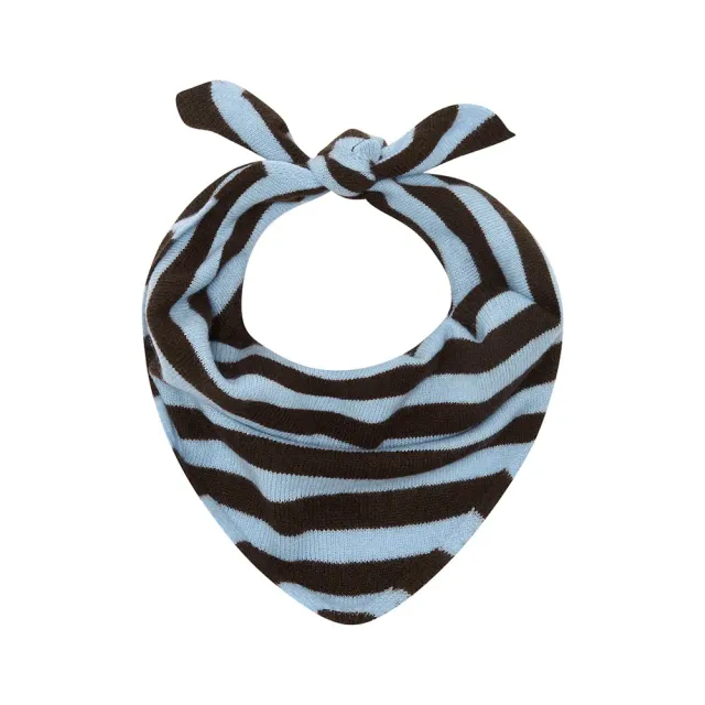 Jumper 1234 Stripe Bandana sciarpa cashmere marrone