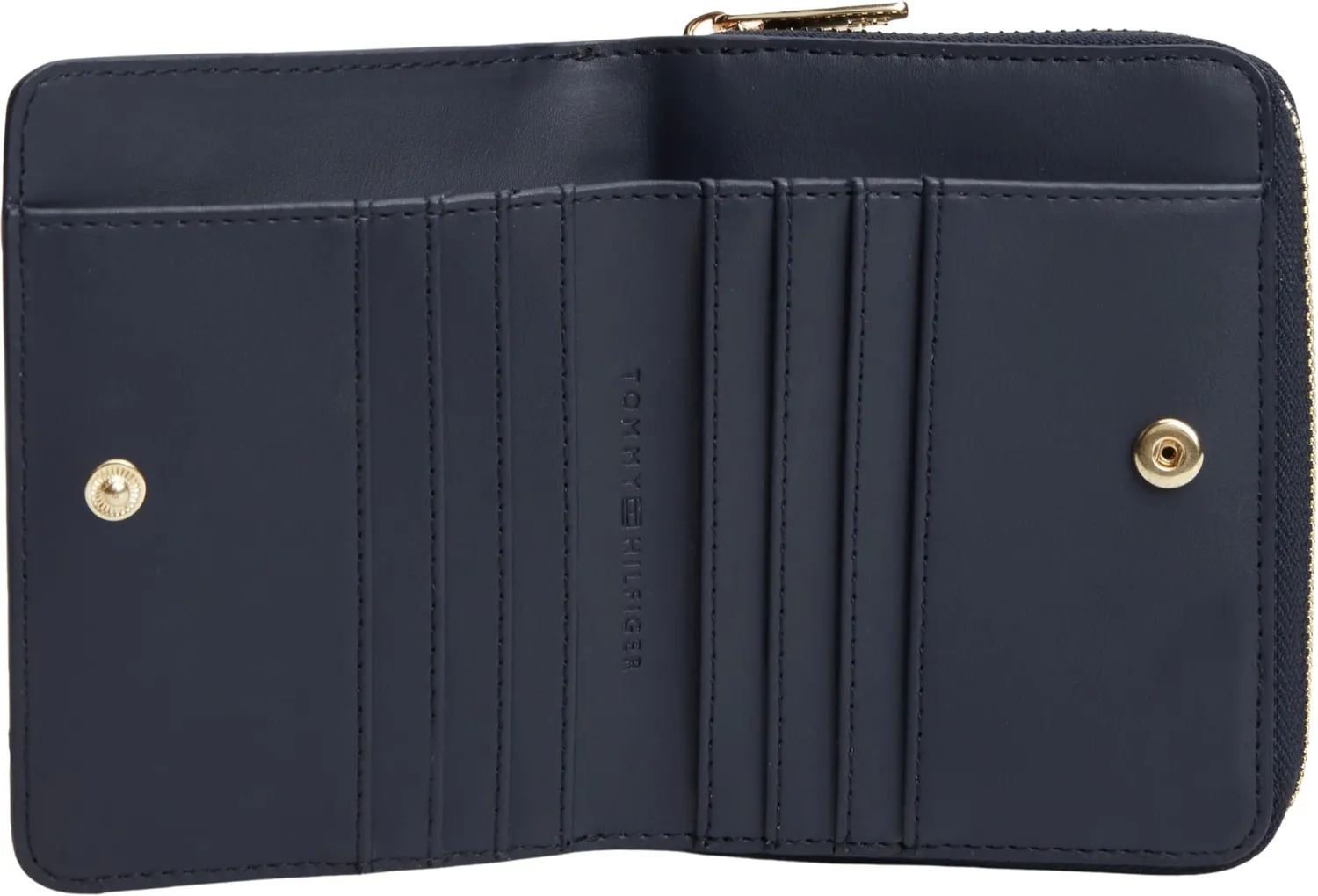 Tommy Hilfiger TH Icon AW0AW19162 portafoglio donna blu con cerniera