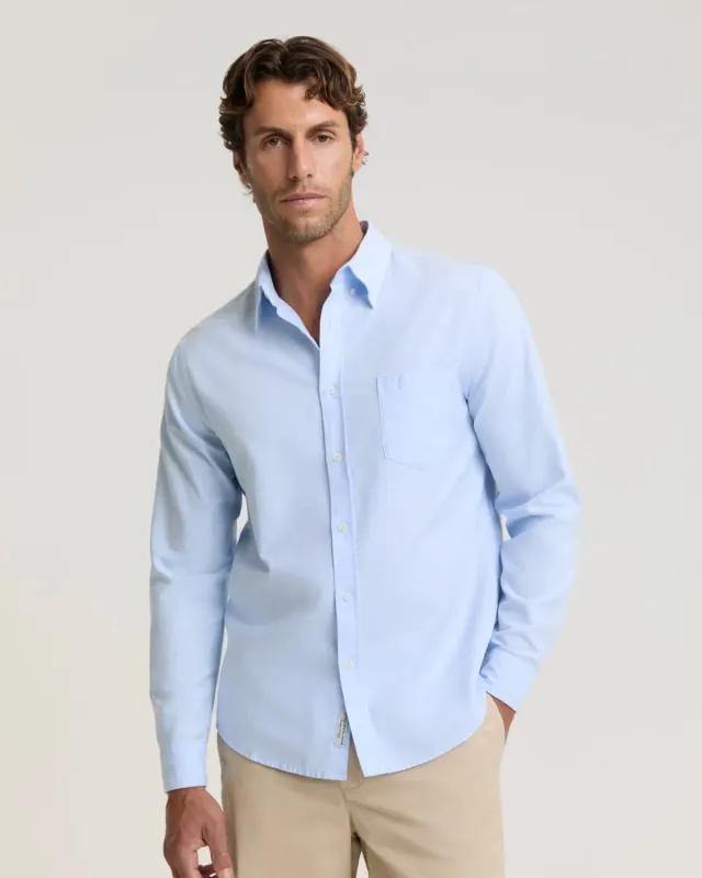 Sportscraft Oxford camicia uomo manica lunga cotone