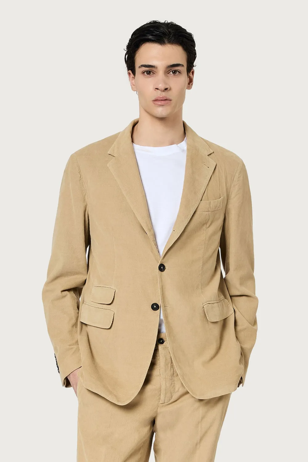 Massimo Alba Sloop completo velluto desert cotone