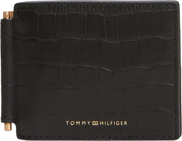 Tommy Hilfiger AM0AM14840 portafoglio slim nero mini