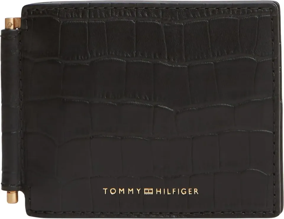 Tommy Hilfiger AM0AM14840 portafoglio slim nero mini