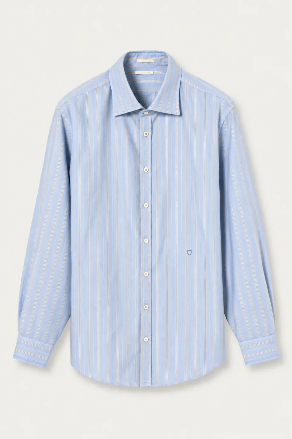 Massimo Alba Genova giacca camicia sky cotone