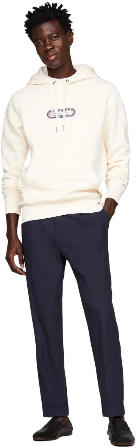 Tommy Hilfiger Track Graphic felpa cappuccio uomo XXL beige