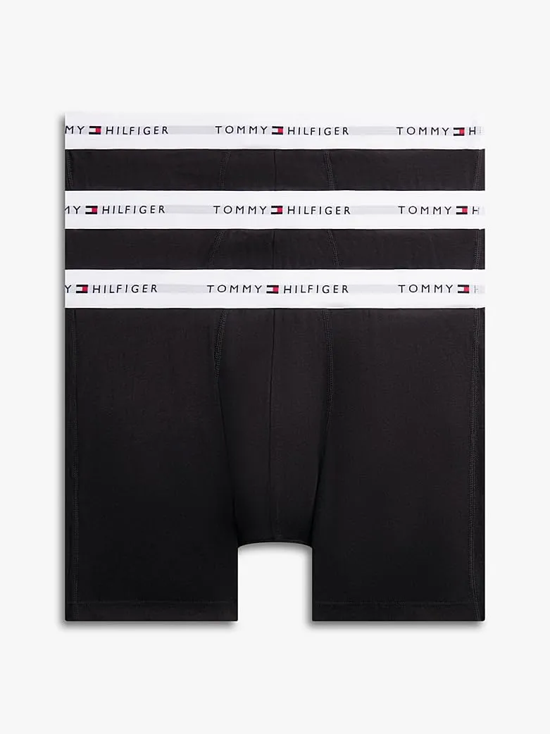 Tommy Hilfiger 3p Boxer Brief UM0UM03874 Boxer Uomo Elastico