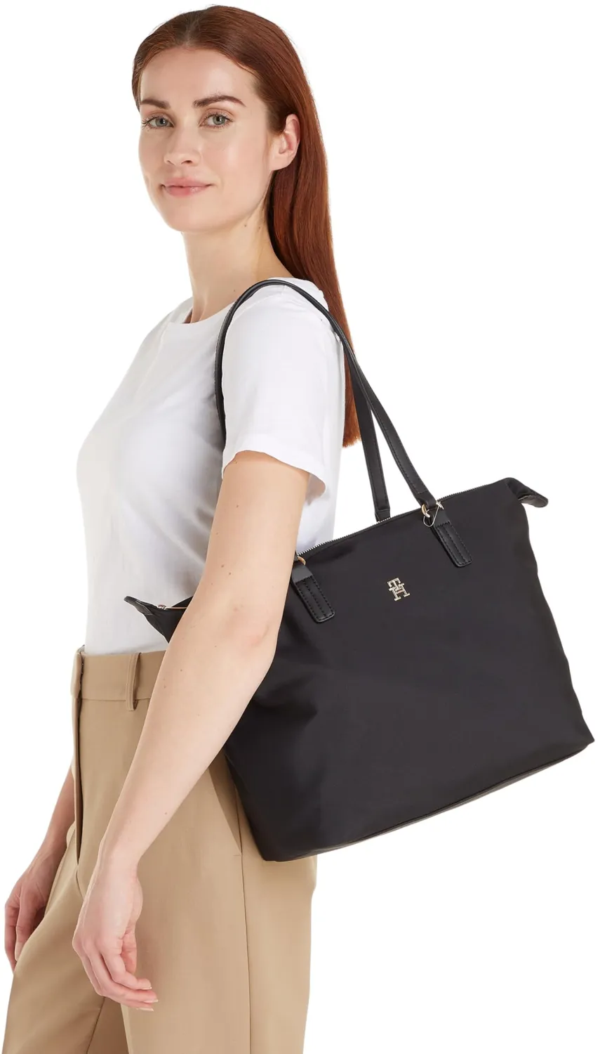 Tommy Hilfiger Poppy AW0AW17005 borsa nera donna
