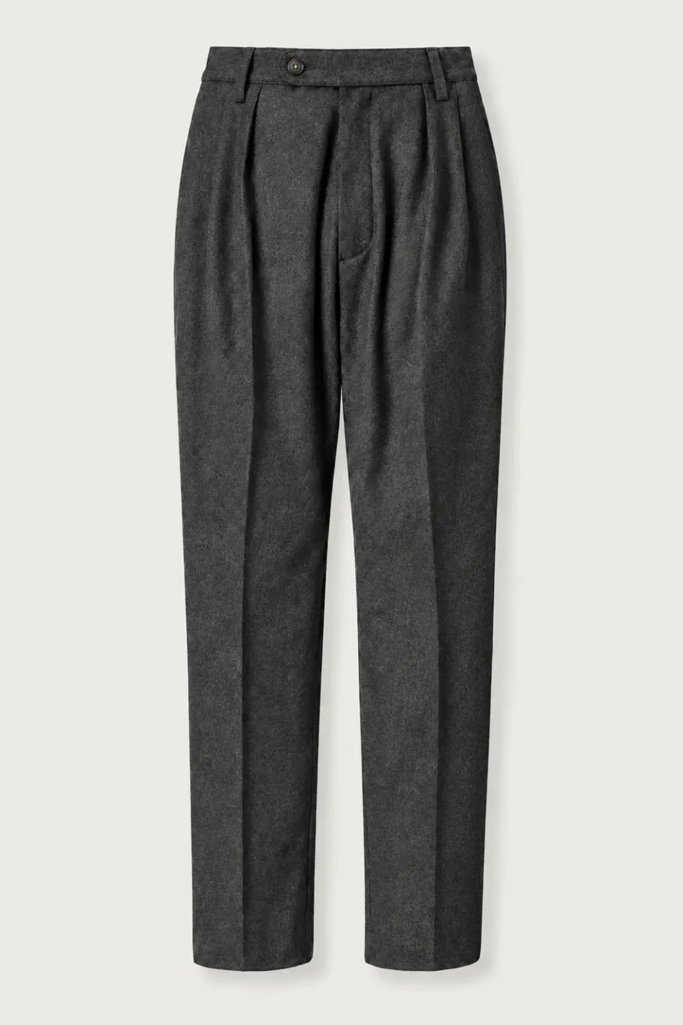 Massimo Alba Stan pantaloni uomo grigio scuro flanella
